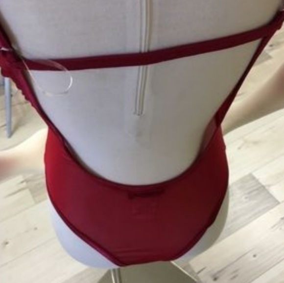 Lsst One! Valentine's Day ♥️ Red Lace Bodysuit - Picture 2 of 4